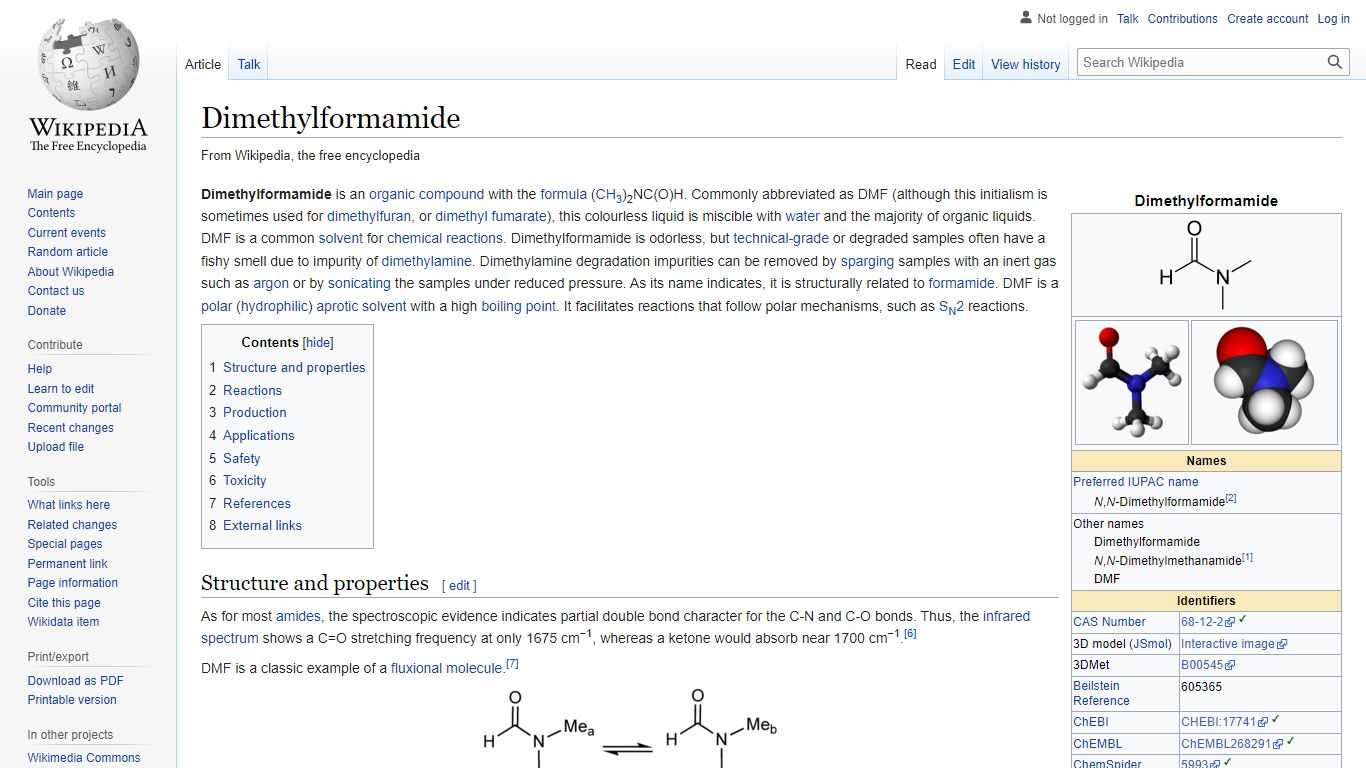 Dimethylformamide - Wikipedia